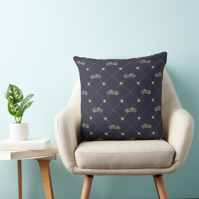 Coussin Motorcycle Gold (Chaise)