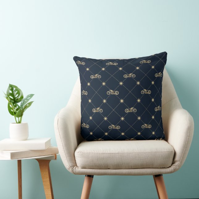 Coussin Motorcycle Gold (Chaise)