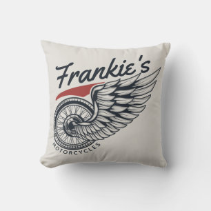 Coussin Motos personnalisées Flying Tire Biker Shop