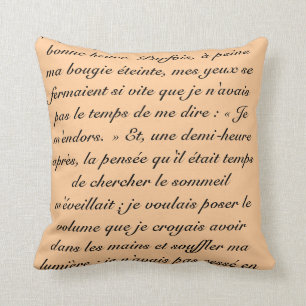 Coussin Mots de Proust