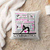 Coussin Mots de terminologie de gymnastique (Couverture)