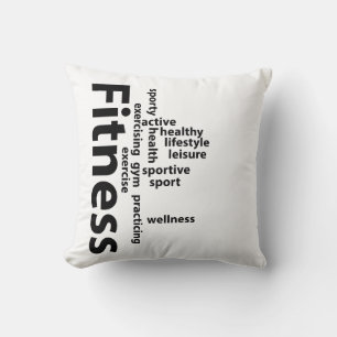Coussin Mots fitness