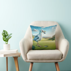 Coussin Mouette avec balle de golf pour golfeur