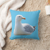 Coussin Mouette Côtière Décontractée Charmante Oiseau Mini (Couverture)