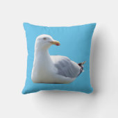 Coussin Mouette Côtière Décontractée Charmante Oiseau Mini (Verso)
