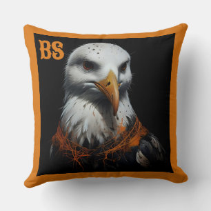 Coussin Mouette d'Halloween mignonne et effrayante déguisé