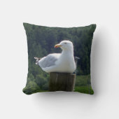 Coussin Mouette réversible posée vers le bas (Recto)