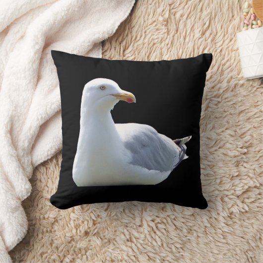 Coussin Mouette réversible posée vers le bas (Couverture)
