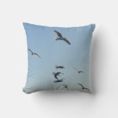 Coussin Mouette réversible posée vers le bas (Recto)