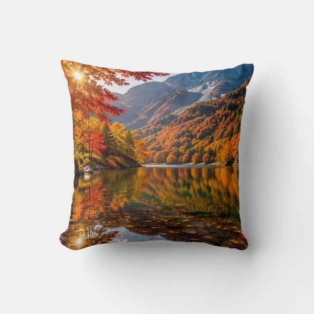 Coussin Mountain Calm in Fall (Recto)