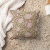Coussin Mousse mocha Whimsical Grandes Fleurs (Couverture)
