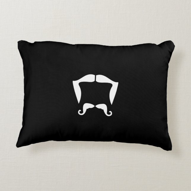 Coussin Moustache (Dos)