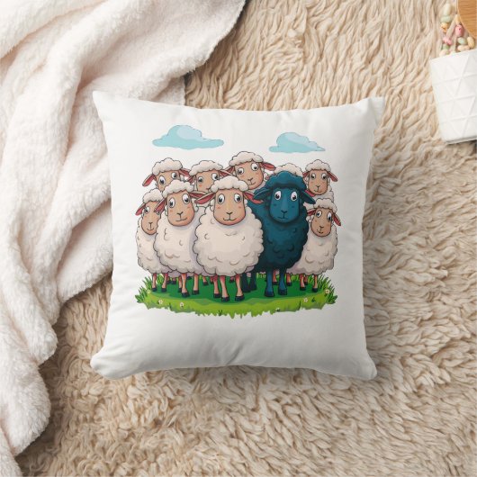 Coussin Mouton noir (Couverture)