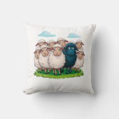 Coussin Mouton noir (Recto)