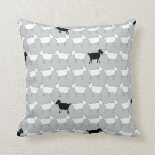 Coussin Moutons blancs animaux et le carreau de moutons