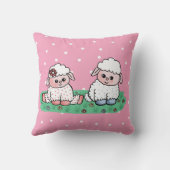 Coussin moutons de bébé (Verso)
