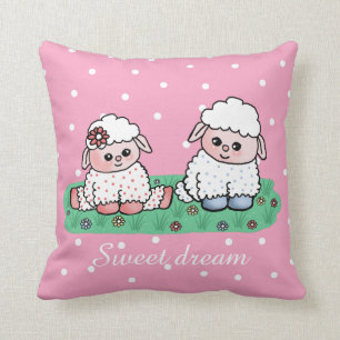 Coussin moutons de bébé