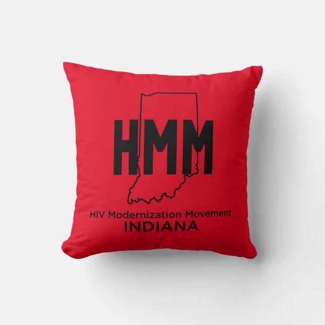 Coussin Mouvement de modernisation du VIH Indiana (Recto)