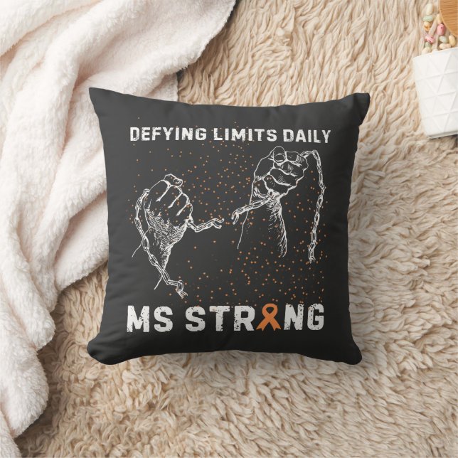 Coussin MS Strong : Sensibilisation à la sclérose en plaqu (Couverture)
