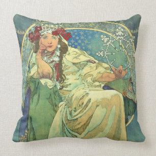 Coussin Mucha Alfons Princezna Hyacinta 1911