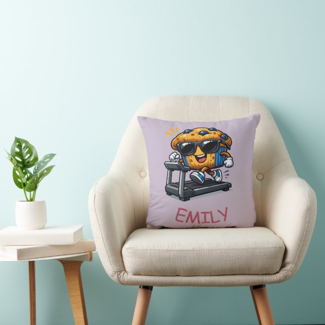 Coussin Muffin de tapis roulant (Chaise)