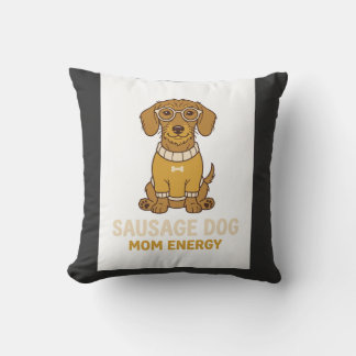 Coussin Mug Café Énergie Maman Chien Saucisse Teckel Migno