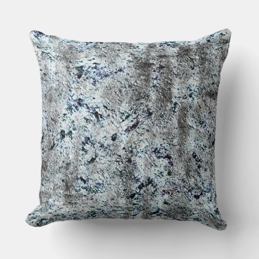 Coussin Muito rústico fungo prateado sujo de carbono (Recto)