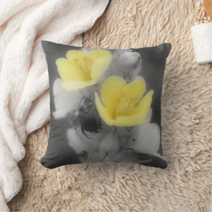 Coussin Mullein Fleur Et Beetle Nature