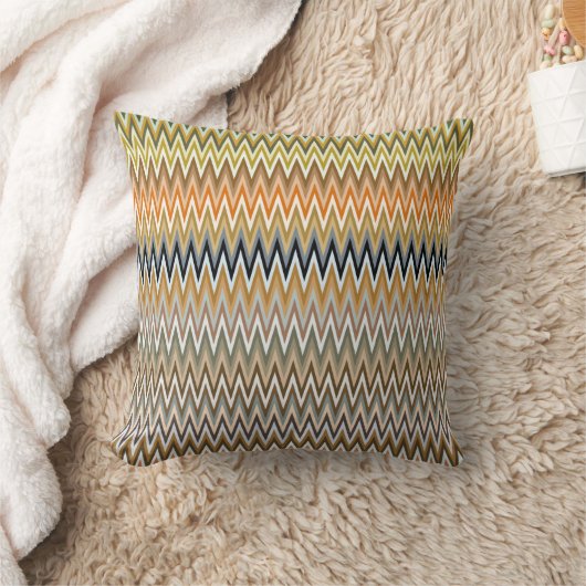 Coussin Multicolor Zigzag Motif (Couverture)
