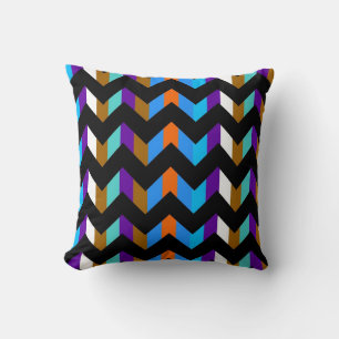 Coussin Multicolore Chevron Zigzag 6