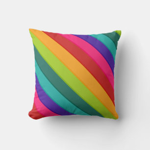 Coussin Multicolore rayé
