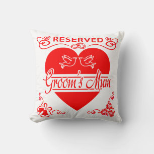 Coussin Mum Cushion de Groom. Réservé à la maman de la cha