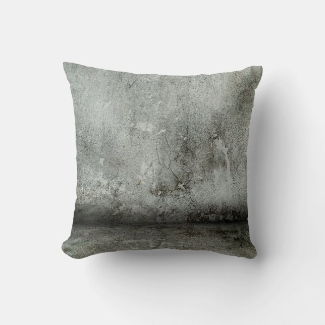 Coussin Mur de béton composite (Recto)