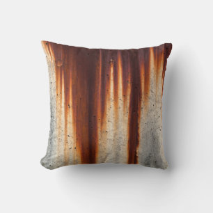 Coussin Mur de grunge rouillé : Sabot texturé