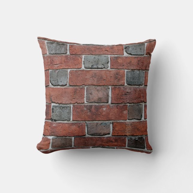 Coussin Mur en brique (Recto)