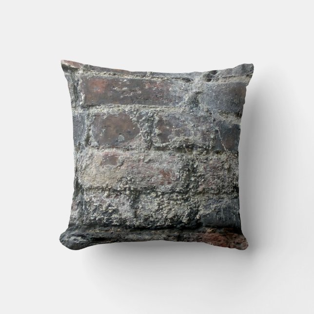 Coussin Mur en briques (Recto)