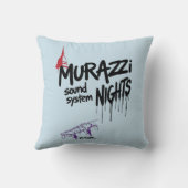 Coussin Murazzi Sound System Nights - Édition Drip Spray (Verso)