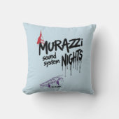 Coussin Murazzi Sound System Nights - Édition Drip Spray (Recto)