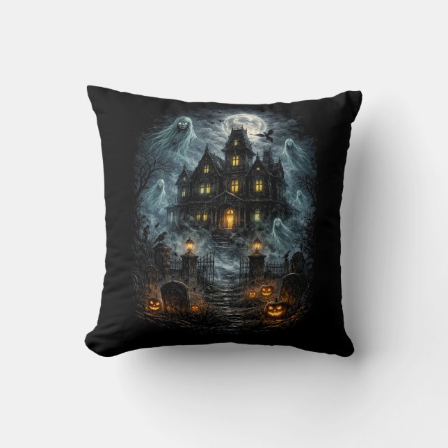 Coussin Murmures du Manoir Blackwood (Recto)