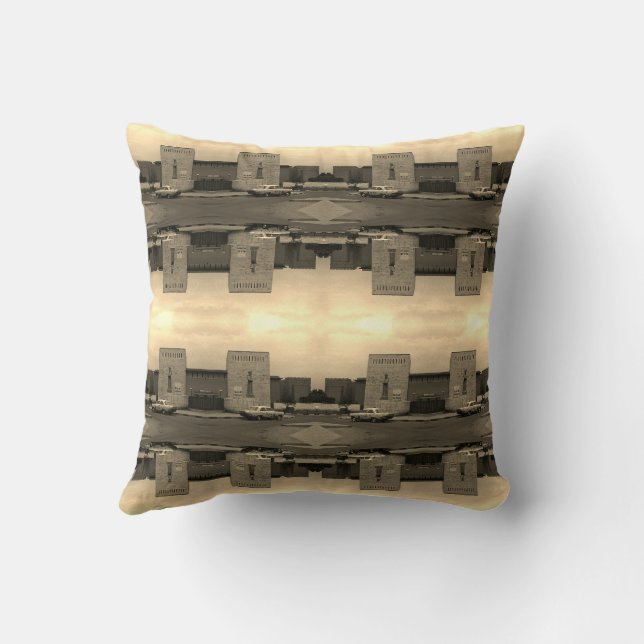 Coussin Musée Vintage Iraq de Baghdad (Verso)