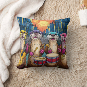 Coussin Musiciens Otter