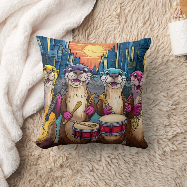 Coussin Musiciens Otter (Couverture)