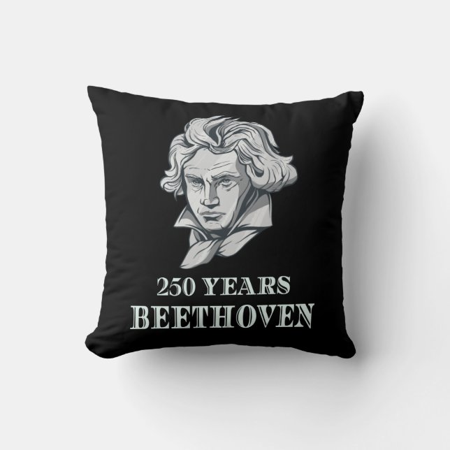 Coussin Musique - 250 Ans de Ludwig van Beethoven (Recto)