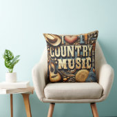 Coussin Musique country. (Chaise)