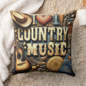 Coussin Musique country. (Couverture)