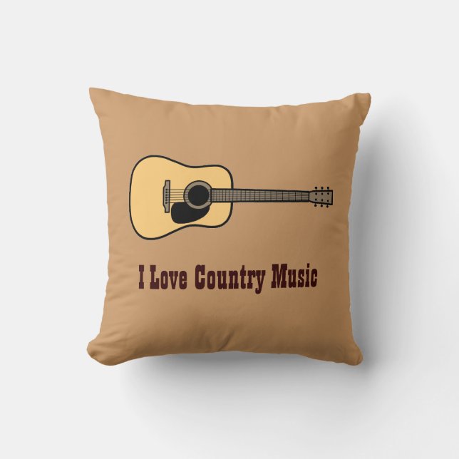 Coussin Musique country (Recto)