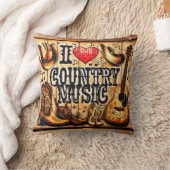 Coussin Musique country. (Couverture)