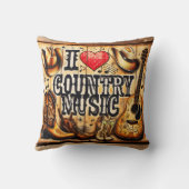 Coussin Musique country. (Verso)