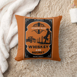 Coussin Musique country américaine de campagne