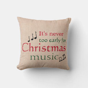 Coussin Musique de Noël